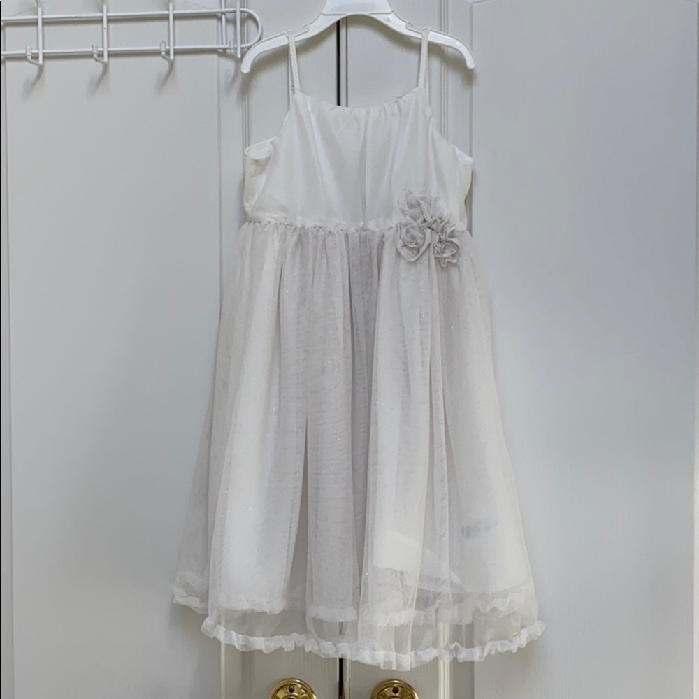 H&M girls white tulle dress